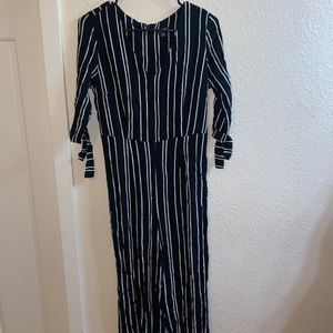 Black and White Striped Jumper